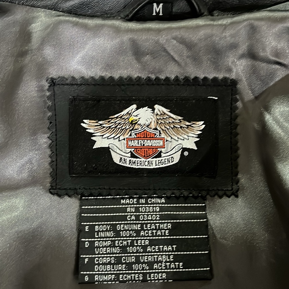 Harley Davidson woman’s leather jacket - Picture 11 of 13